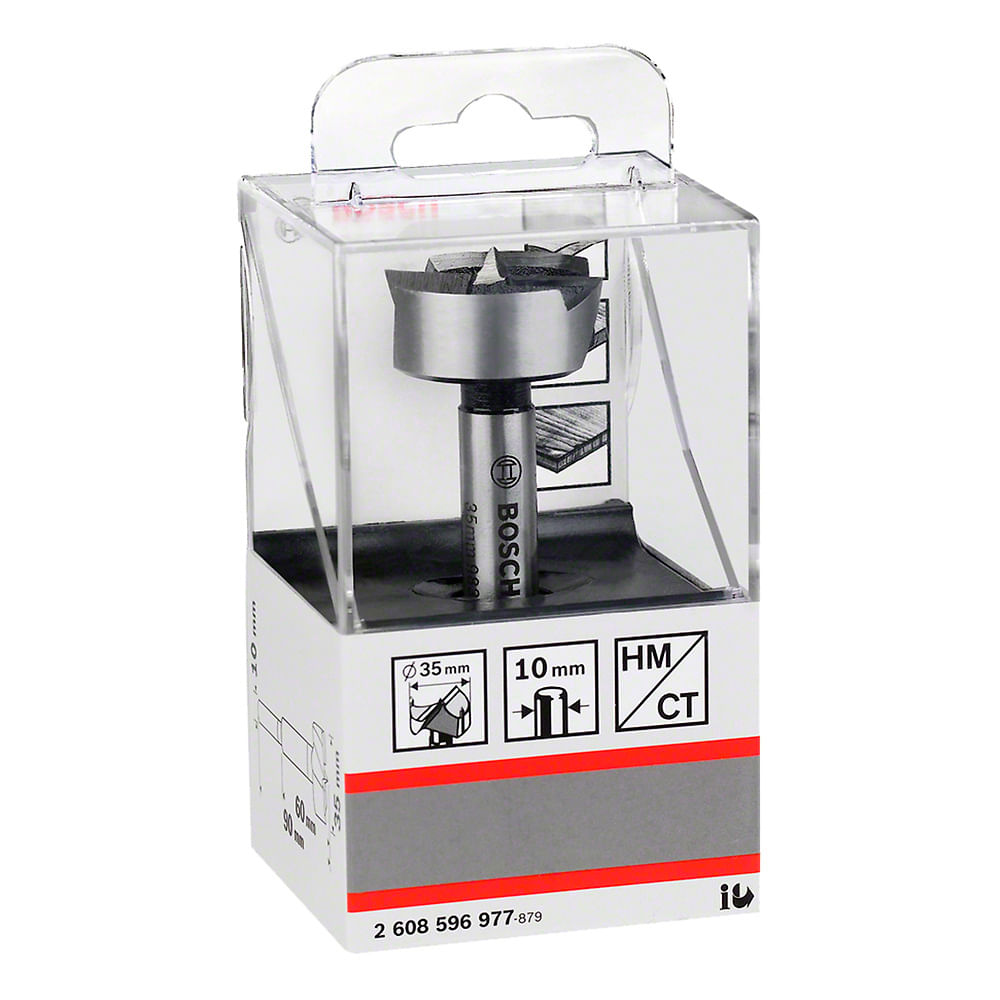 Broca Fresadora para Madeira 35mm Forstner Bosch 57679_0